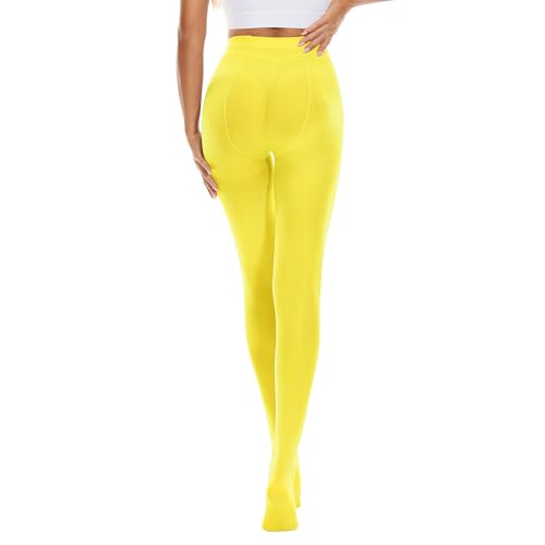 Image of Century Star Womens Tights Opaque Ballet Dance Tights Stockings for Women High Waist 80D Control Top Run Resistant Pantyhose