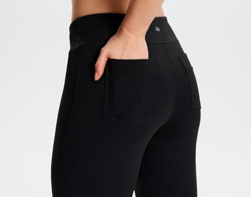 Yogipace,Petite/Regular/Tall,Women's Bootcut Yoga Pants Long Workout Pant with Back Pockets4