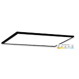 NUWATT 1x2 FT Black LED Surface Mount Panel (22W) Built in Internal Driver, 5 CCT 2700K | 3000K | 35