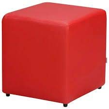 Puff Quadrado - 42 x 35 x 35 cm - Várias Cores