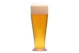 benderstore Weizenglas 500ml 4er Set aus Kunstsoff SAN | Glasklar | Spülmaschinenfest | Bruchfest | 100% recycelbar | Weizenbierglas | Made in Germany