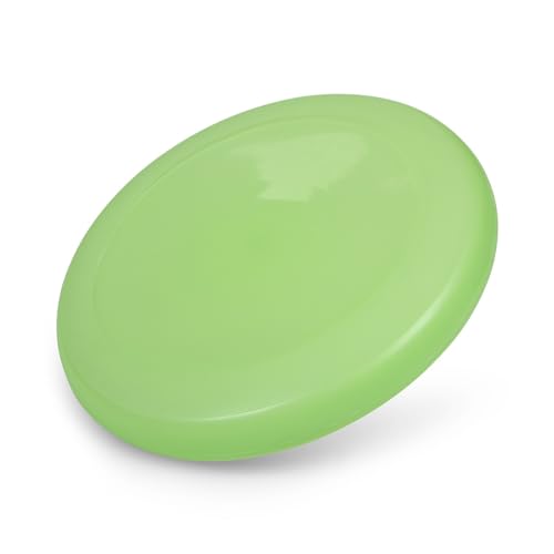 Petface Outdoor Paws Glow In The Dark Frisbee Dog Toy, 23.5 cm (Pack of 1), Yellow