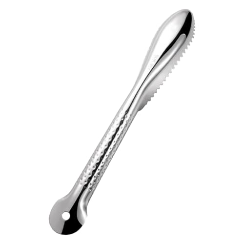 TOBBOMEY Squamatore per Pesci in Acciaio 304 Impugnatura Ergonomica Raschietto Leggero e Resistente per Ristoranti Domestici Strumento Pratico per Pulizia Rapida delle Squame