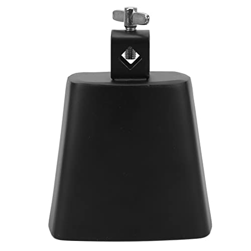Instrumento de sinos de vaca, sino de vaca de metal brilhante com borda brilhante para casa para cas