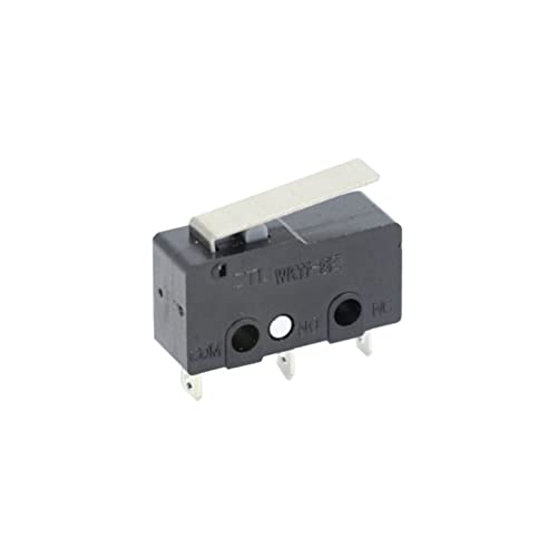 Micro interrupteur 3 broches KW11-3Z sans roulette 5A 250VAC pour circuit imprimé Lot de 10