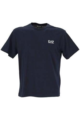 T-shirt EA7 Emporio Armani bleu marine parfait pour le weekend