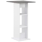 mesa cocina pequeña plegable 🔥 Gracias a su estructura de aglomerado, esta mesa tipo pub es muy duradera, estable y fácil de limpiar.