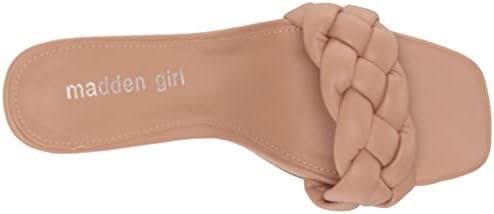 Madden Girl Women's Gracy Heeled Sandal, Milky Blush, 8 | Image 4