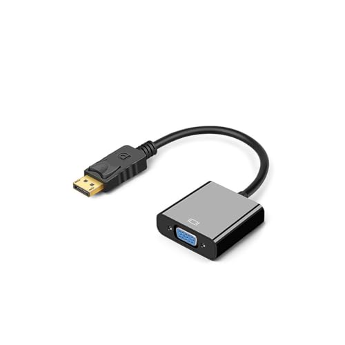 Displayport VGA�ϊ��A�_�v�^VGA �ϊ��P�[�u�� dp��vga DP �I�X VGA ���X DP to VGA �ϊ��A�_�v�^�[ �ő�𑜓x 1920×1080�T�|�[�g�����b�L�R�l�N�^���� PC ���j�^ �v���W�F�N�^�[ DVD HDTV ���j�^�[