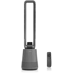 Ventilador Sin Aspas Dyson InnovaGoods® Ventilador sin aspas, ventilador con filtro purificador Bloho, ventilador portátil, ventilador torre 50w, ventilador con mando a distancia