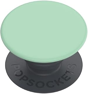 PopSockets: PopGrip Basic - Expanding Stand and Grip for Smartphones and Tablets [Top Not Swappable] - Pastel Mint