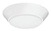Lithonia Lighting 13 inch Round LED Flush Mount Thin Ceiling Light, Black Bronze, 2700K, Dimmable