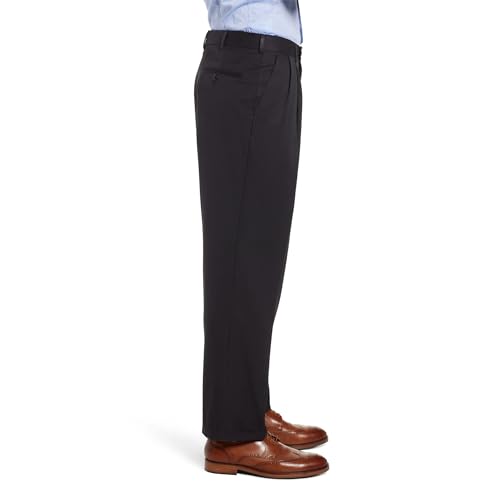 Yucenfu Men'S No Iron Pleated Dress Pants Expandable Waist Regular Fit Premium Comfort Slacks thumb #1