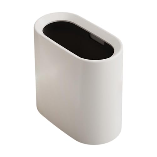 Papelera de baño de estilo nórdico y cesto de basura de cocina individual sin tapa