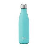 S'well Vacuum Insulated Stainless Steel Water Bottle, 25oz, Turquoise Blue