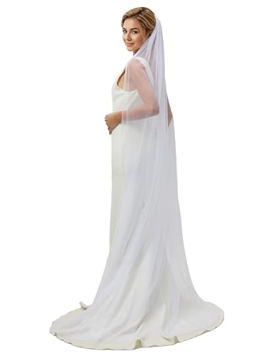imffamm Beaded Edge Veil
