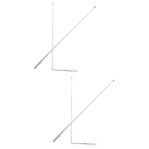 NAMOARLY 2 Sets Stainless Ruler Detector De Rod Divining Rods Dowsing Rods Flexible Divining Measuring Rods Water Finding Rod Divining Accessories Water Dowsing Red