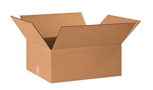 Image of Secure Seal - 20 Pack of 20x16x8 inch Corrugated Cardboard Packing Shipping Mailing Moving Carton Boxes Cube