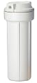 Pentair Pentek 158785 Flat Cap Slim Line Filter Housing, 1/2" NPT #10 Under Sink Slim Profile Water Filter Housing, 10 Inch, White/White