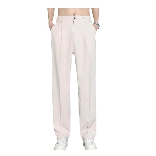 Denimblack Pants for Men, Super Stretch Ice Silk Comfort Everyday Pants, Slim Fit Lightweight Straight