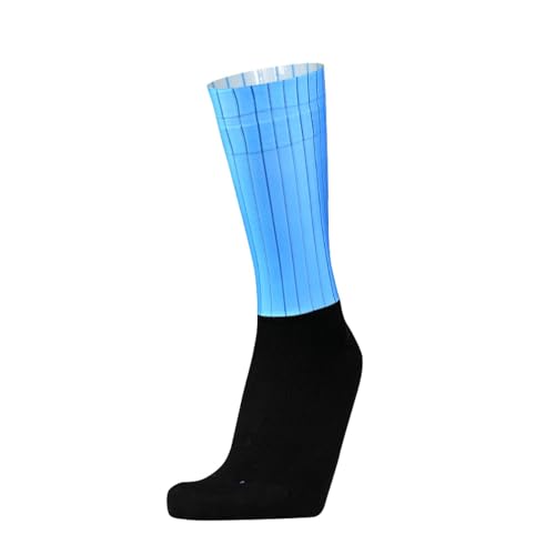 Aero Socks Cycling Men And Women Air-Dynamic Anti-Slip Silicone Breathable Bike Cycling Aero Socks one size 6-124