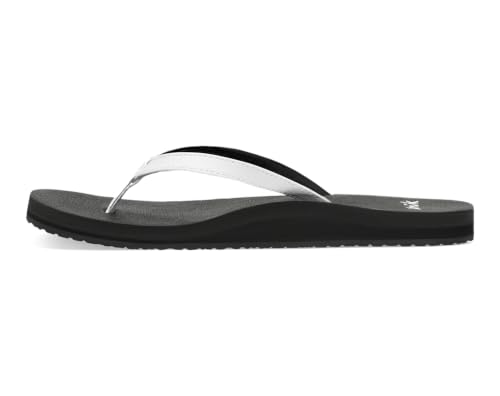 Image of Sanuk Yoga Joy Womens Flip Flops | Yoga Mat Footbed | Sandals for Women | Womens Yoga Sandals | Women's Beach Sandals