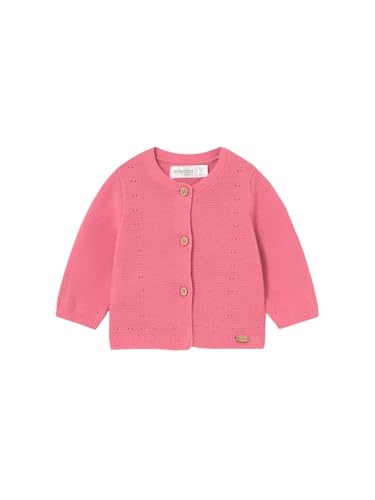 Gilet maille tricot doux pour bébé fille facile à enfiler