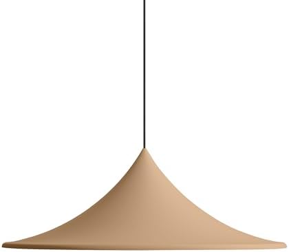 Golden Lighting Vistara 1-Light 28in Pendant in Latte