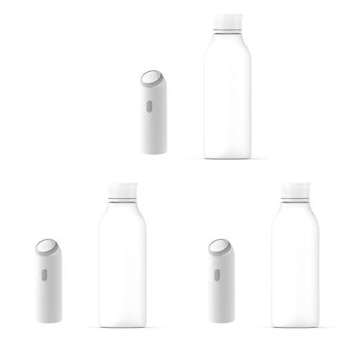Lckiioy 3X Pulverizador de Bidé EléCtrico PortáTil de Mano Limpiador Personal Cuidado MultifuncióN con Capacidad Bidé de Lavado con Pulverizador de Botella, Gris