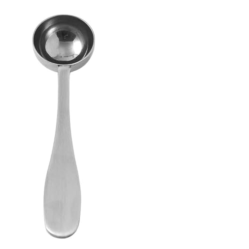 UTTASU Cucchiaio dosatore in acciaio inox, 10 ml, per caffè, tè, zucchero e spezie, lavabile in lavastoviglie, 12,1 x 3,1 cm