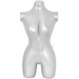 Diseño realista: con un área detallada de la parte superior del cuerpo y la entrepierna, este maniquí proporciona una forma femenina realista ideal para exhibir vestidos, tops, lencería y trajes de baño con un atractivo visual mejorado..Manequins cuerpo maniquí femenino