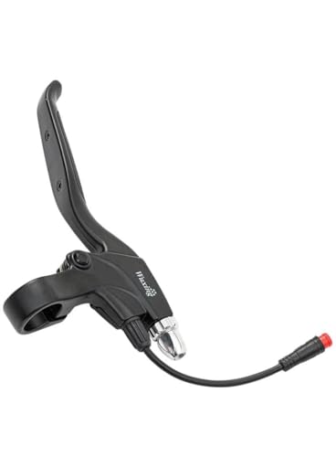 SYNERGY Waterproof Aluminum Brake Lever for Electric Bicycle Set of 2 (Black)