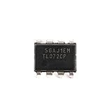 10 amplificadores operativos TL072CN TL072 TL072C TL072CP DIP-8 - Amplificadores operativos Op Dual Low Noise JFET IC