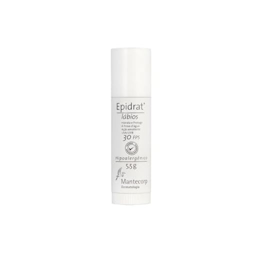 Mantecorp - Hidratante Labial Epidrat Lábios FPS 30 - Proteção e Hidratação para Lábios Ressecados - Bastão