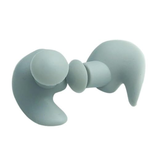 Image of Silicone Swimming Waterproof Soft Ear Plugs Reusable Anti-Noise Dust-Proof Water Diving Sports Earplugs Grey One Size