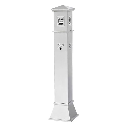 DUddTTW Cenicero Cenicero Seguro a Prueba de Viento, Cubo de Basura, Cenicero de Acero Inoxidable, diseño extraíble, cenicero para Exteriores, contenedor de hollín práctico