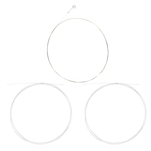 Milisten 3pcs Balalaika Strings Nylon Replacement Accessories for Sweet Tone Rich Resonance Responsive with Smooth Balalaika Parts for Musicians