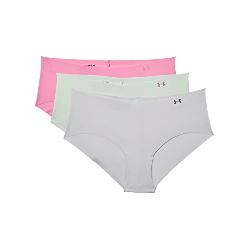 Image of Under Armour Women's Deprecated-3-pack Pure Stretch No Show Hipster Underwear, All-day Comfort Fit & Ultra-soft