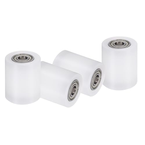 Ruedas de nailon con rodamientos sourcing map de 3/8x1-9/16 pulgadas