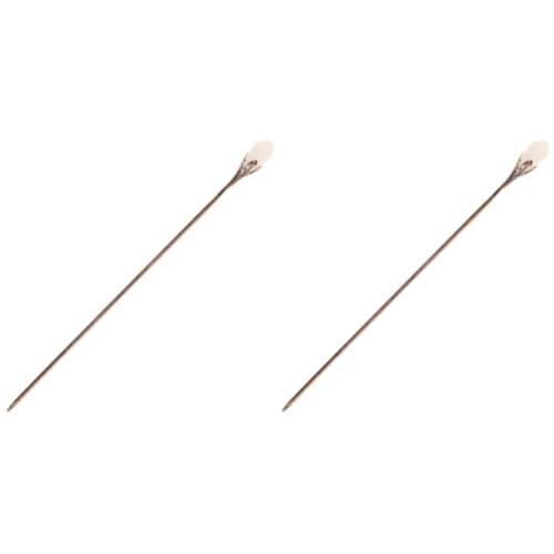 minkissy 2pcs Retro Hair Chopsticks for Women Lightweight Hair Forks for Buns for Weddings and Parties, As Shownx2pcs