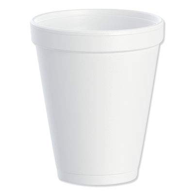 Kleen 10 oz Insulated Coffee & Beverages White Foam Cups (1000 Cups)