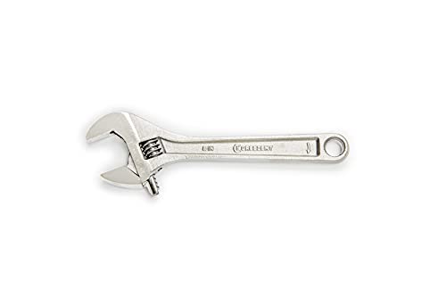 Crescent Locking C-Clamp with Swivel Pad Tips - Heavy-Duty Adjustable Clamp with Hex Key Recess & Compound Action - C11CCSVN - 11