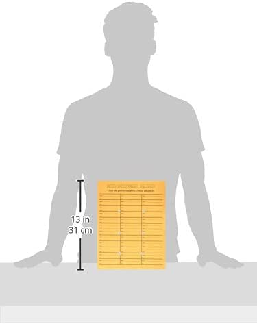 Brown Kraft Self Sealing Interdepartmental Envelopes, 10" W X 13" L, 28 Lb. - 10 Pack #TOP3