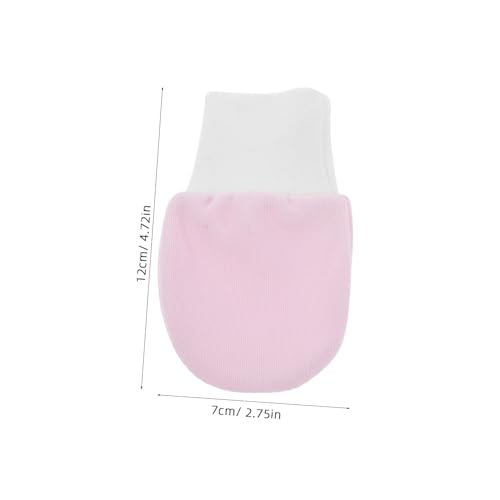 BESPORTBLE 4pairs Newborn Mittens for Girls Boys Soft Stretchy Gloves No Scratch Mittens Breathable Cotton for Boy Girl Months2