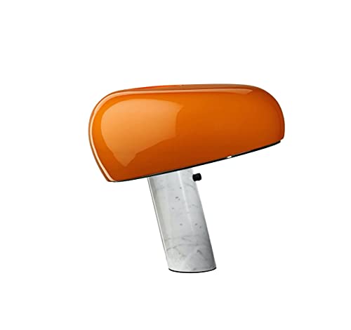 DIMMER INCLUDED Flos Snoopy Touch Lampada Dimmerabile da Tavolo Riflettore Arancione Achille Castiglioni & Pier Giacomo