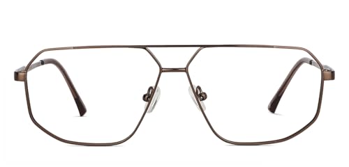 Image of John Jacobs Full Rim Rectangular Shape Blu Cut & Antiglare Zero Power Computer Glasses For Men & Women | Medium | JJ E13724