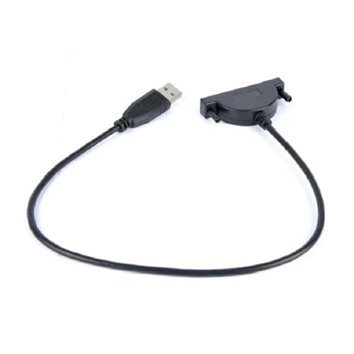 Cable Adaptador USB 2.0 a SATA 13 Pines para CD/DVD Slimline miniatura 4