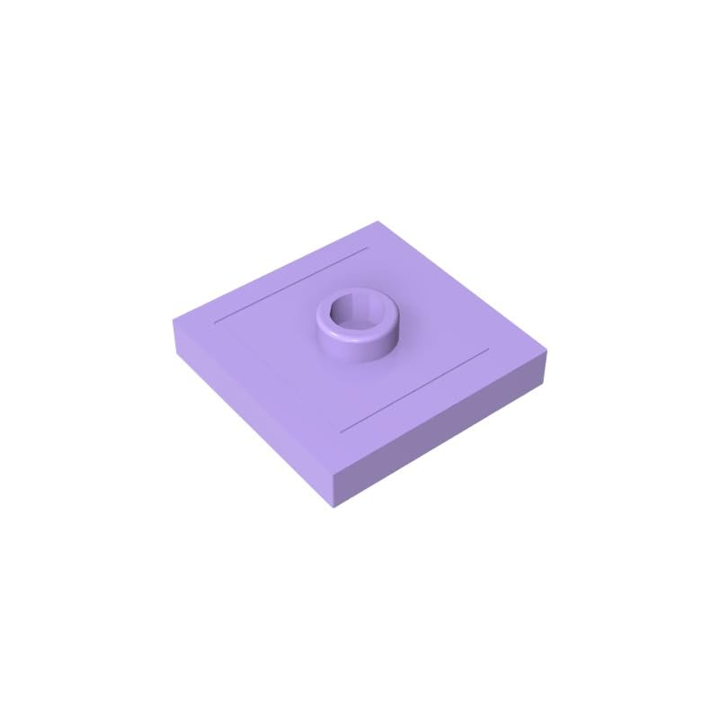 Gobricks GDS-805 Plate Special 2x2 with Groove and Center Stud (Jumper) 50PCS Compatible with Lego 3245 4211564 Components for Major Brick Brands