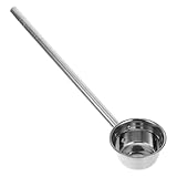 DECORNIJIA 加厚ステンレス製長柄水ひしゃく 大容量おたま 植物用じょうろ スープスクープ キッチン 浴室対応 曲げにくい丈夫設計で使いやすい