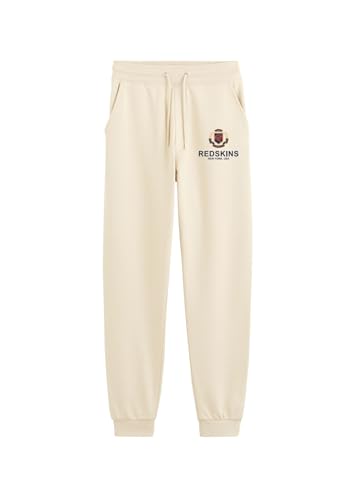 REDSKINS Junior Pantalons Joggings et Chinos Garçon Fille, Beige, 12 Ans Mixte Enfant